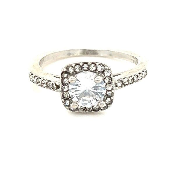 Sparkly Cz Silver Ring  - Picture 1 of 7